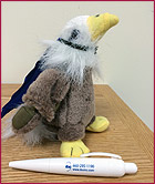 Flying eagle and a talking pen!
